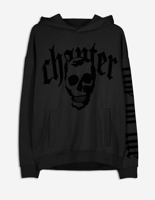 Hoodie - Oversized fit - zwart