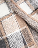 Dlhý kardigán - Vlnený vzhľad - hneda