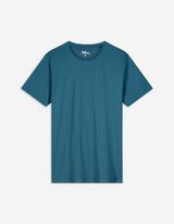 T-Shirt - einfarbig - türkis