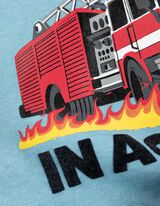 Sweatshirt - Print - lichtblauw