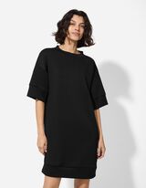 Abito blusato - Tinta unita - nero