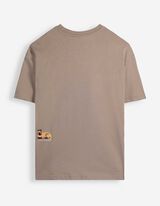 T-Shirt - Print - Taupe