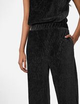 Hlače - Samt - crna