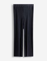 Pantaloni - Bandă elastică &icirc;n talie - Albastru inchis