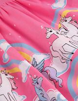 Kleid - ausgestellt - pink