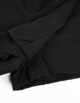 Skort - Viskose-Mix - schwarz