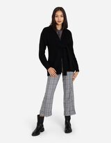 Pletena jopa - Groba pletenina - crna