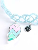 Choker - 2 db-os csomag - ezust