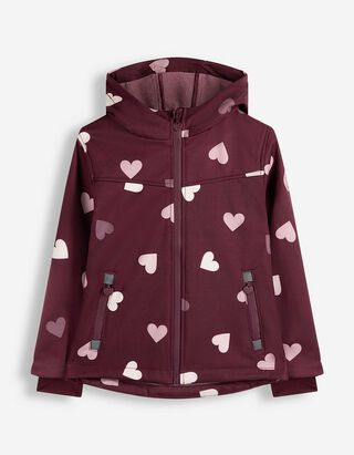 Softshelljacke - Wasserabweisend - Dunkelrot