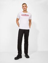 Hose - Straight Fit - schwarz