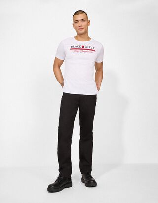 Pantaloni - Straight fit - nero