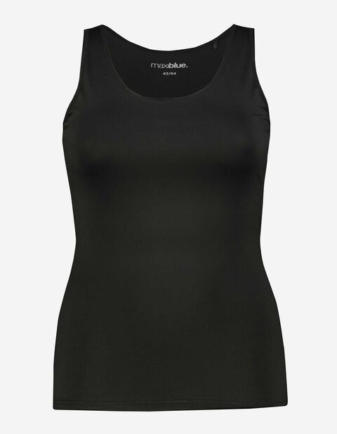 Takko Damen Top - Schnelltrocknendes Material Plus Size schwarz 42/44