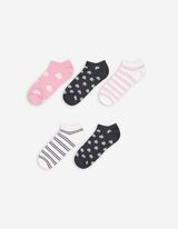 Sneakersocken - 5er-Pack