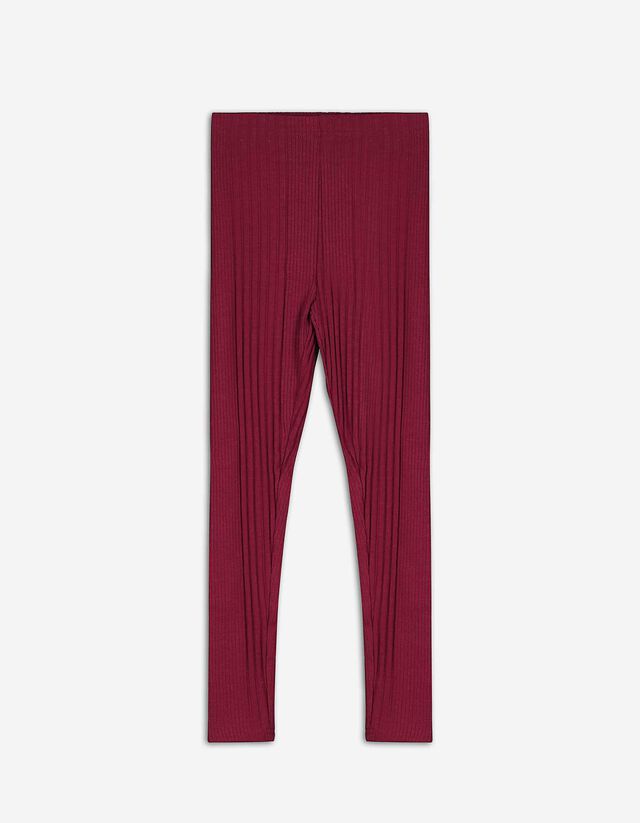 Legging - Bordázott - melyvoros