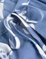 Bl&uacute;z - Elsz&oacute;rt nyomott minta - vilagoskek