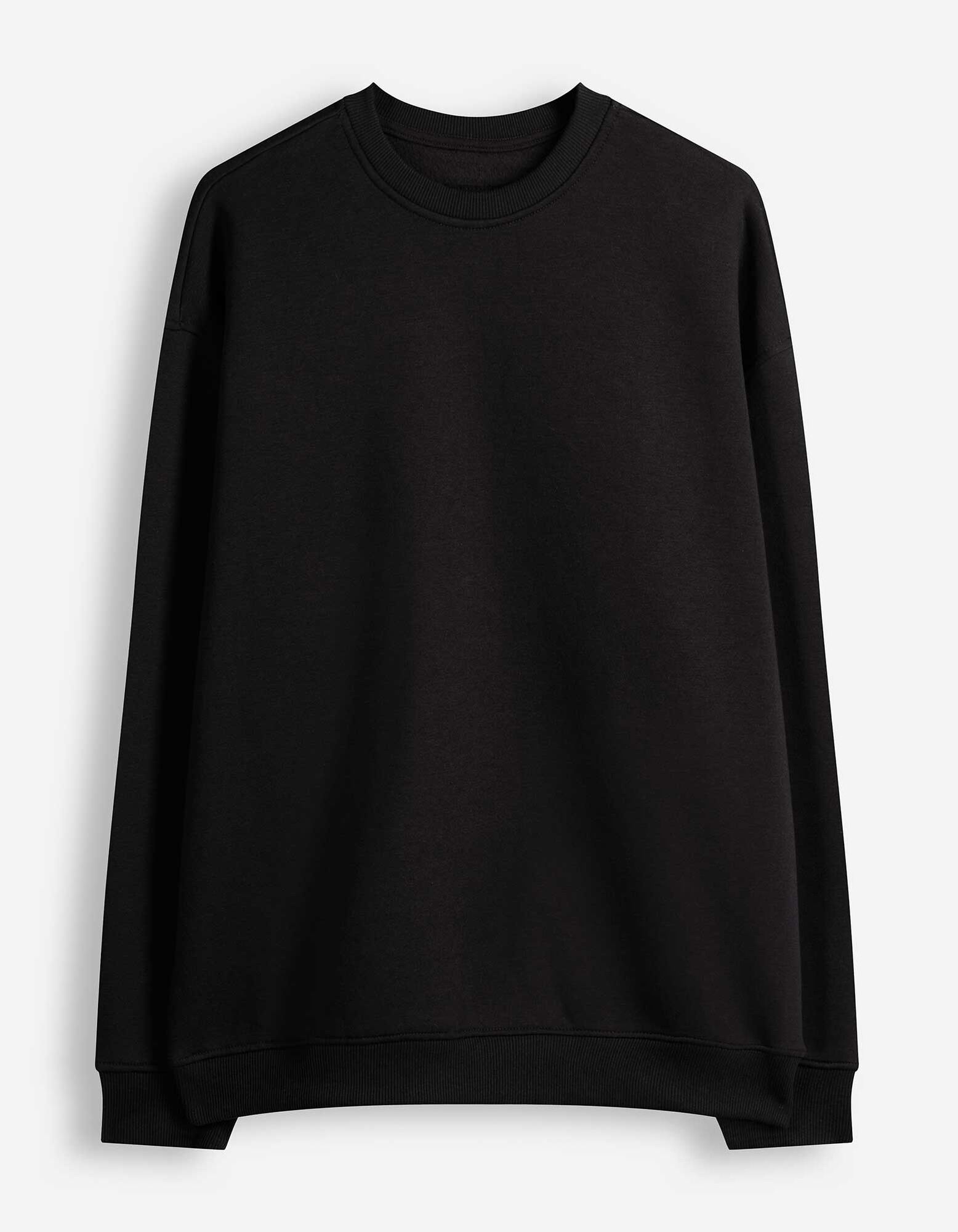 Sweatshirt - Oversized fit - Zwart