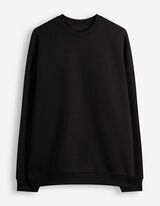 Sweatshirt - Oversized fit - Zwart