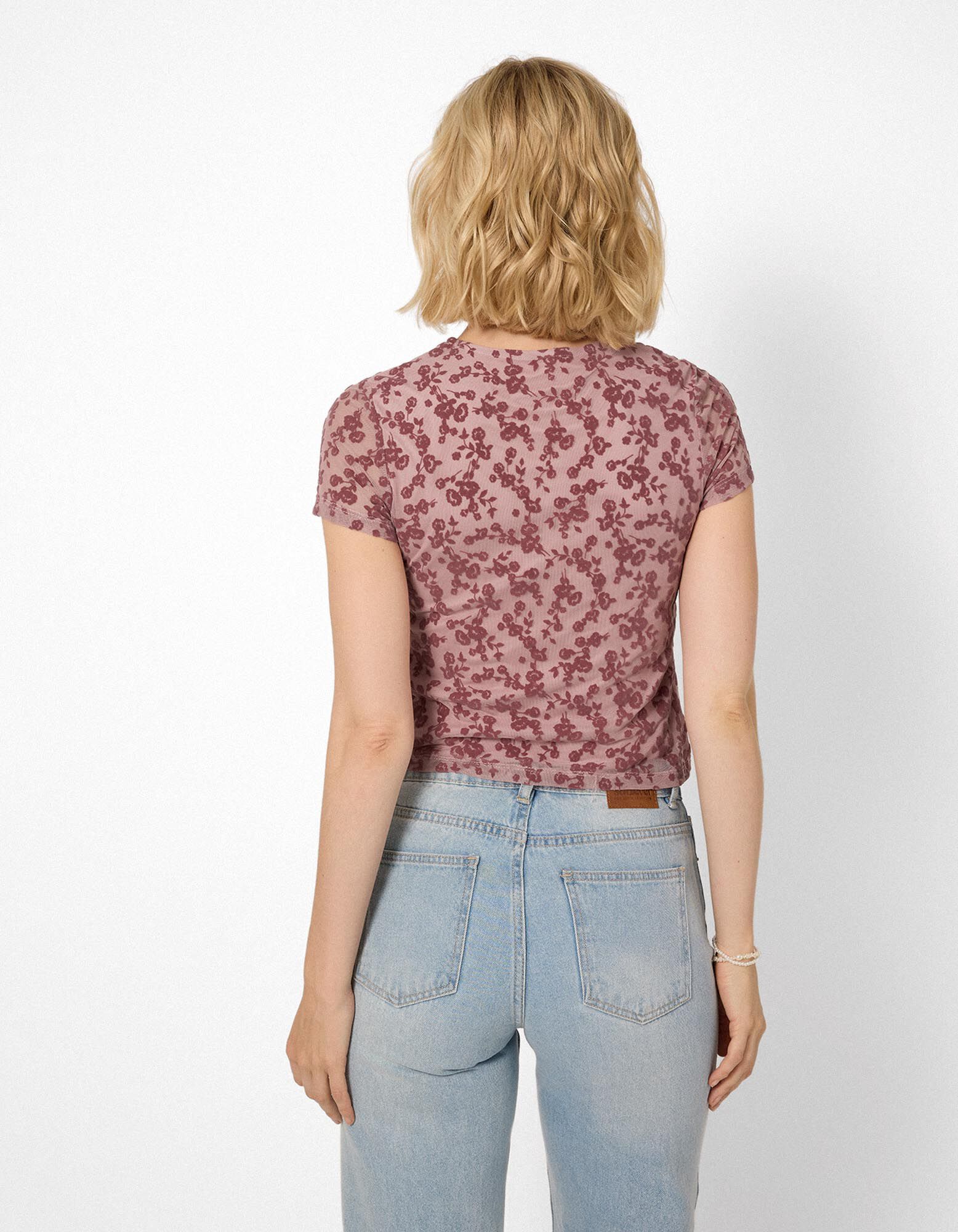 T-Shirt - Mesh - Rosa