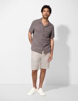 Short - Rayures - blanc