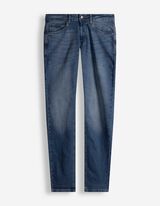 Jeans - Waseffecten - donkerblauw