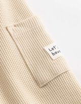 Pantalone za džoging - Vafl materijal - bela