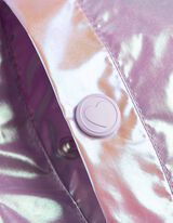 Bunda - Trblietavá potlač - fialovy