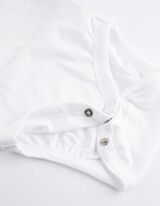 glaustinukė trumpomis rankovėmis - Užrašas - baltas