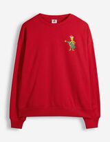 Sweatshirt - Grinch - Rot