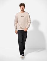 Sweatshirt - Ronde hals - wit
