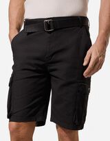 Cargoshorts - Ripstop - schwarz