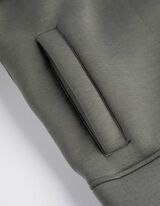 Sweatjacke - einfarbig - gr&uuml;n