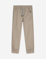 Jogpants - Aufgesetze Taschen - beige