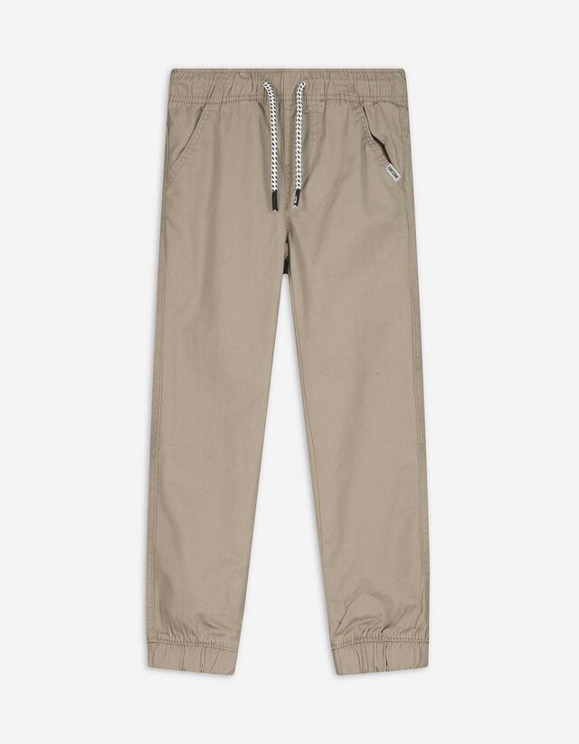 Jogpants - Aufgesetze Taschen - beige
