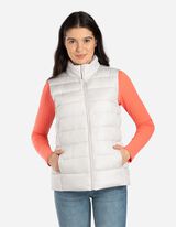 Steppweste - Regular Fit - weiß