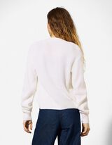 Pletena jopa - Pletenine - belo