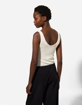 pleteni vrh - Mje&scaron;avina viskoze - bijela