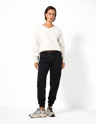 Jogpants - Regular Fit - Schwarz