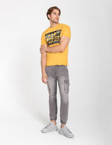 Majica kratkih rukava - Print - zuta