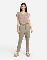 Slipover - Geperforeerd breisel - donkergroen