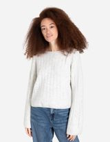 Megztinis - Užapvalinti galai - sviesiai pilkas