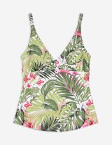 Tankini - Print all-over - lichtgroen