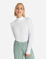 Mar&scaron;kinėliai ilgomis rankovėmis - LENZING&trade; ECOVERO&trade; - baltas