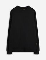 Mikina - Kulatý výstřih - cerná