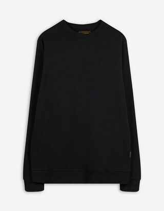 Mikina - Kulatý výstřih - cerná