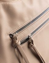 Tasche - Kunstleder - beige