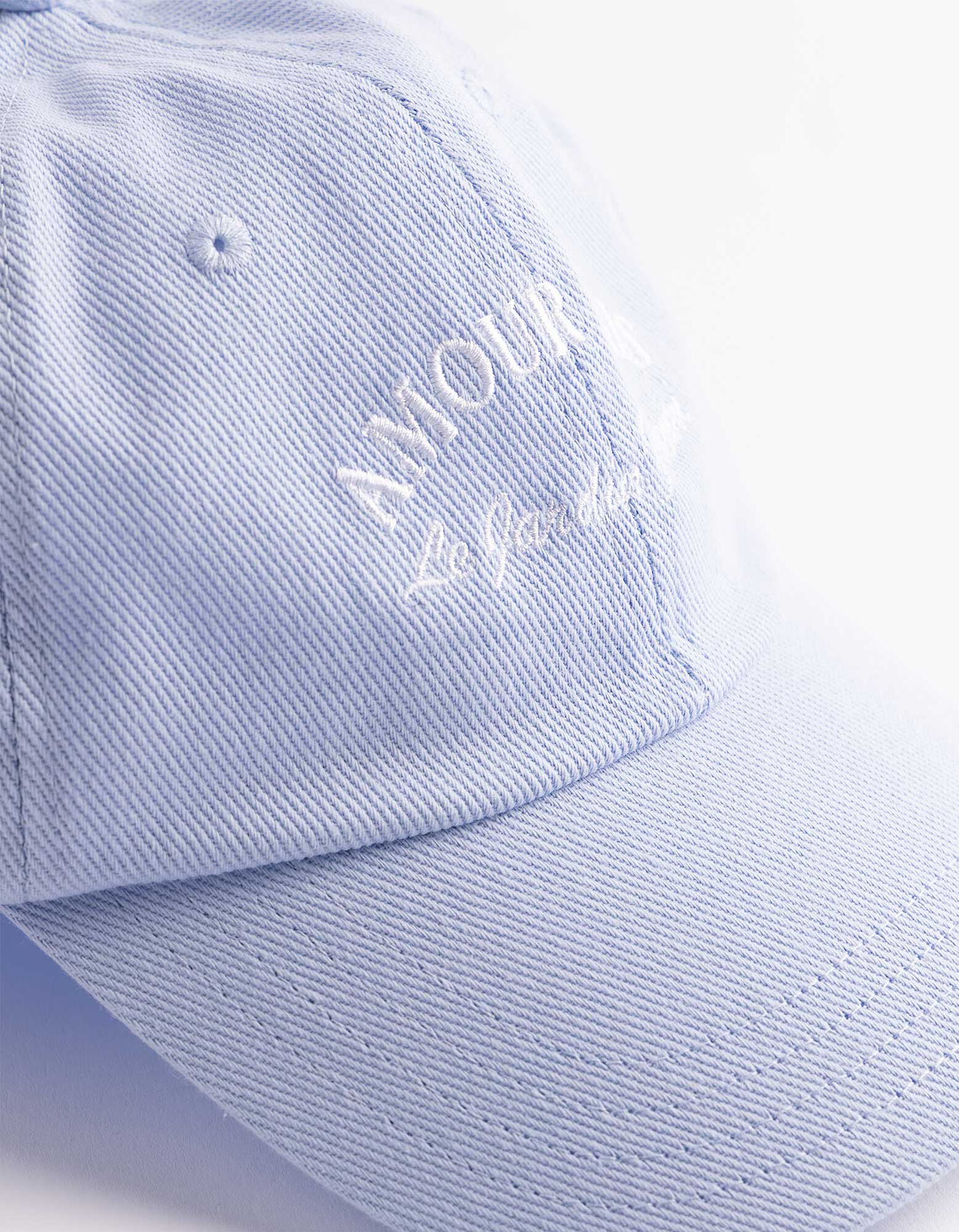 Basecap - Schriftzug - Hellblau