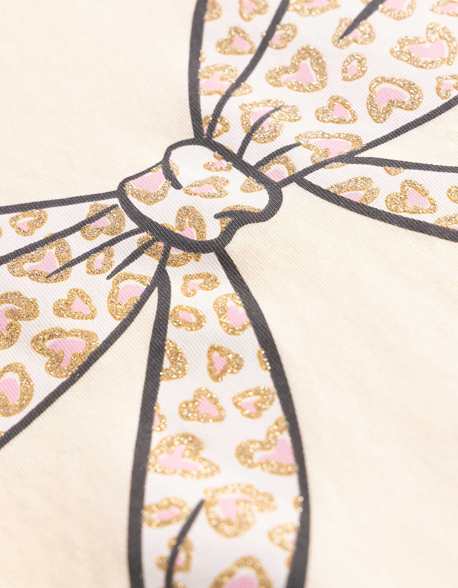 T-shirt - Impression avant - beige