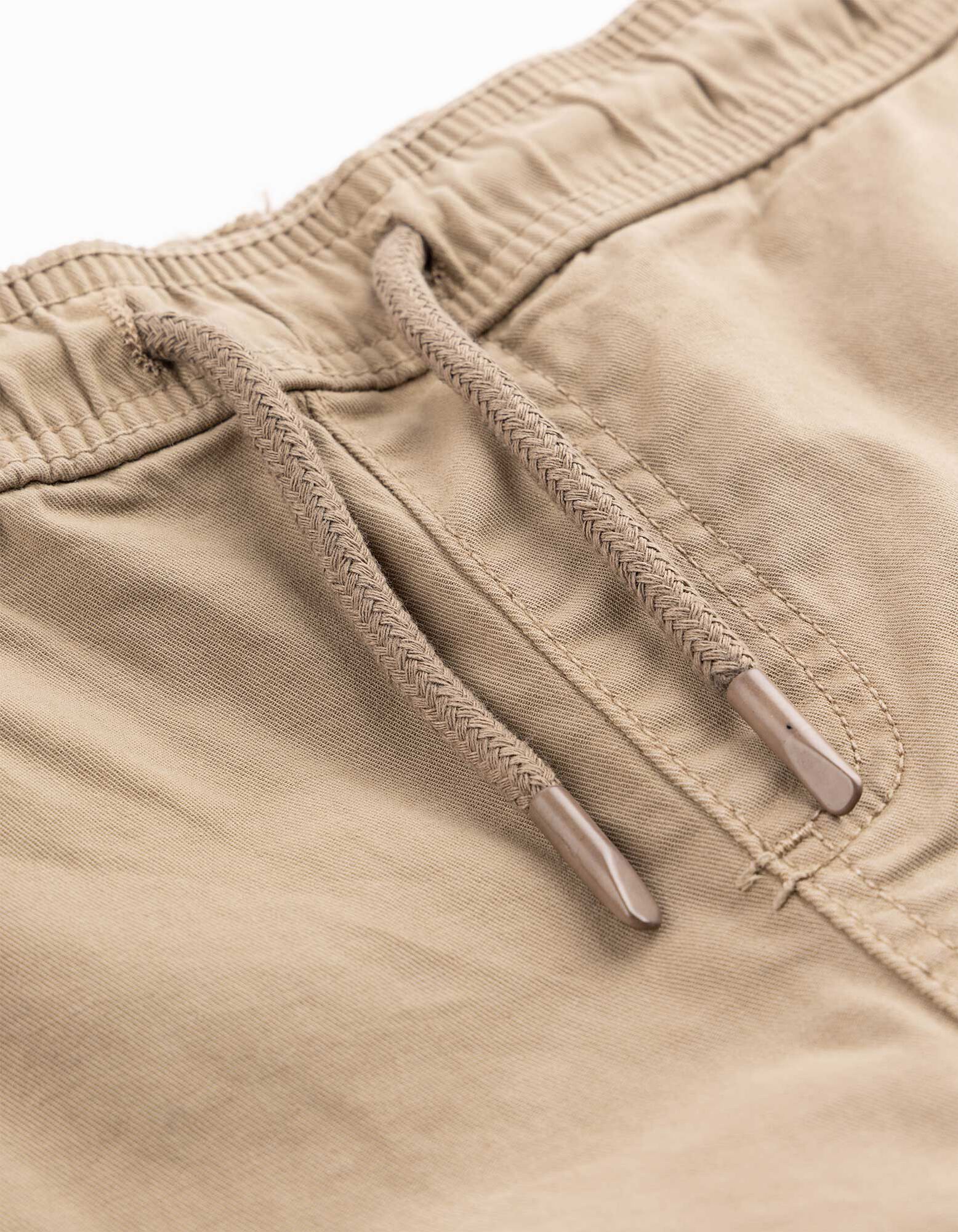 Cargohose - Jogger Fit - Beige