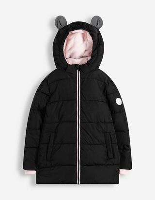 Manteau matelass&eacute; - D&eacute;perlant - noir
