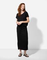 Maxirock - Viskose-Mix - schwarz